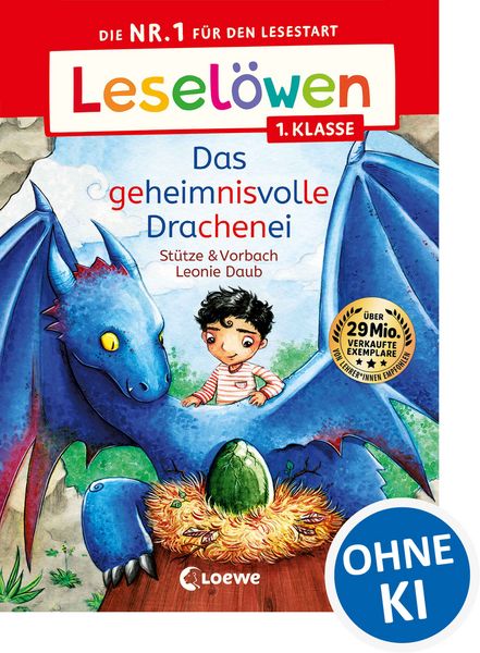 Leselöwen 1. Klasse - Das geheimnisvolle Drachenei, Gebundene Ausgabe von Stütze & Vorbach, Loewe, 9783785588895