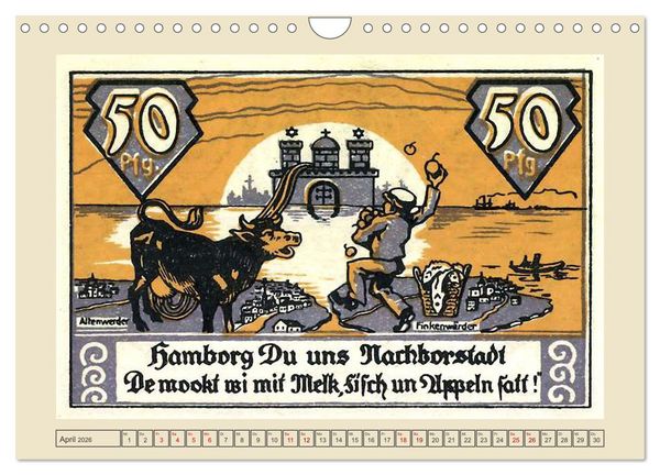 Produktbild: Gru&szlig; aus Finkenwerder (Wandkalender 2026 DIN A4 quer), CALVENDO Monatskalender