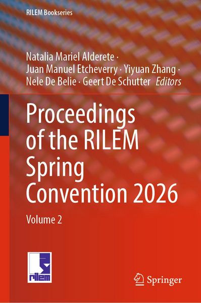 Produktbild: Proceedings of the RILEM Spring Convention 2026