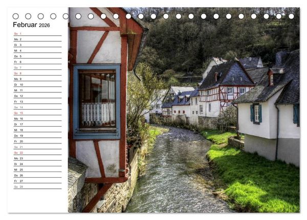Produktbild: Die sch&ouml;nsten Orte der Eifel (Tischkalender 2026 DIN A5 quer), CALVENDO Monatskalender