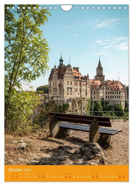Produktbild: Schloss und mehr in Sigmaringen (Wandkalender 2027 DIN A4 hoch), CALVENDO Monatskalender