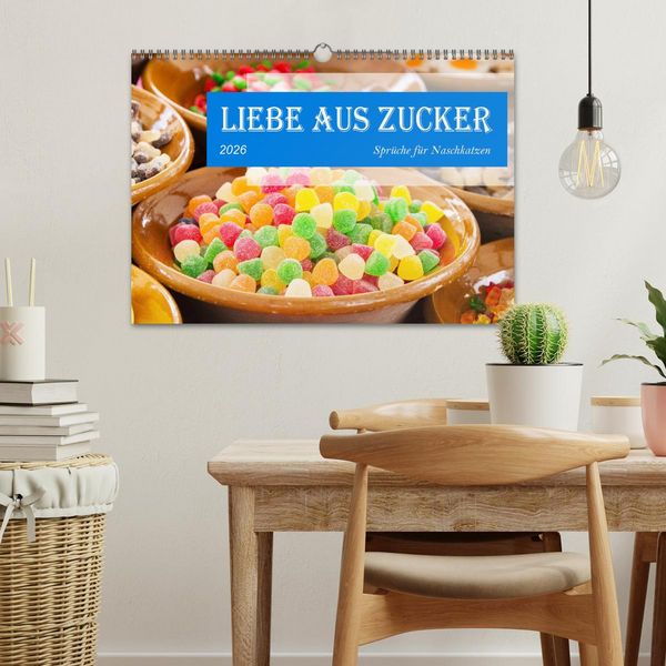 Produktbild: Liebe aus Zucker (Wandkalender 2026 DIN A3 quer), CALVENDO Monatskalender