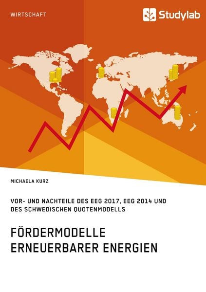 Produktbild: F&ouml;rdermodelle Erneuerbarer Energien. Vor- und Nachteile des EEG 2017, EEG 2014 und des schwedischen Quotenmodells