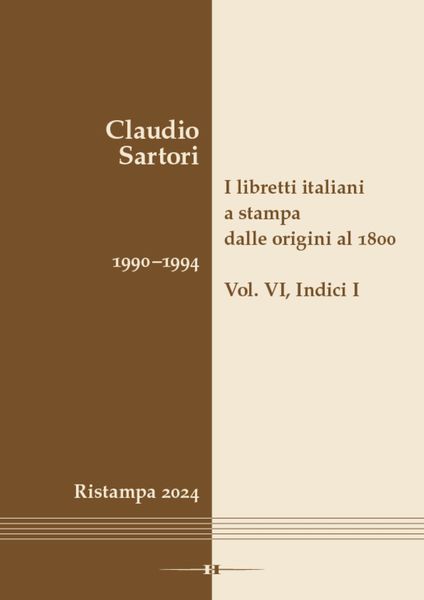 Produktbild: I libretti italiani a stampa dalle origini al 1800. Catalogo analitico con 16 indici