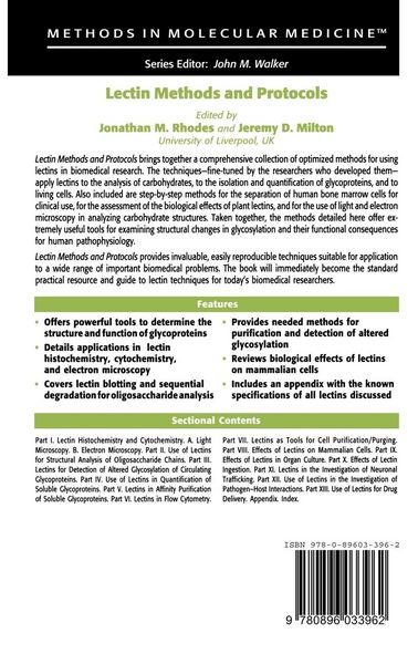 Produktbild: Lectin Methods and Protocols