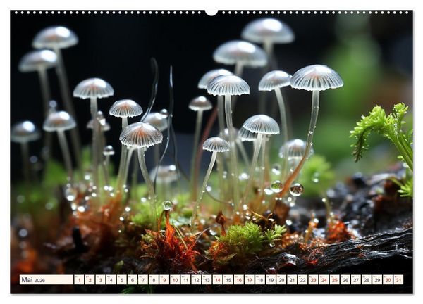 Produktbild: Wunderwelt Mikrokosmos (hochwertiger Premium Wandkalender 2026 DIN A2 quer), Kunstdruck in Hochglanz