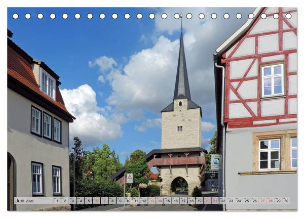 Produktbild: Bad Langensalza - Die Kur- und Gartenstadt (Tischkalender 2026 DIN A5 quer), CALVENDO Monatskalender