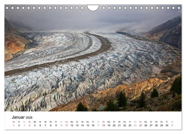 Produktbild: Mystische Schweizer Berglandschaften - Momente in der Natur (Wandkalender 2026 DIN A4 quer), CALVENDO Monatskalender