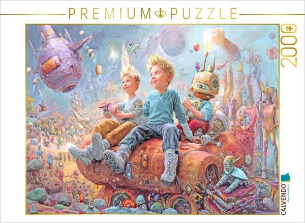 CALVENDO Puzzle Meine verrückte Welt | 2000 Teile Lege-Größe 90 × 67 cm Foto-Puzzle für glückliche Stunden