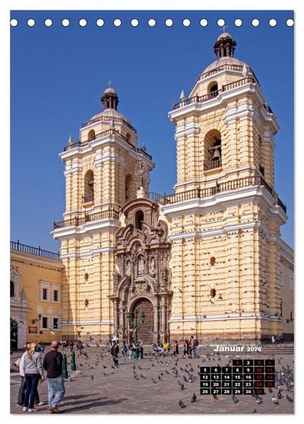 Produktbild: Peru - Kultur - Menschen - Natur (Tischkalender 2026 DIN A5 hoch), CALVENDO Monatskalender