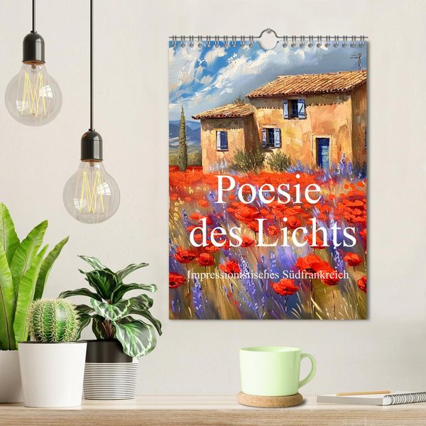 Produktbild: Poesie des Lichts - impressionistisches S&uuml;dfrankreich (Wandkalender 2026 DIN A4 hoch), CALVENDO Monatskalender