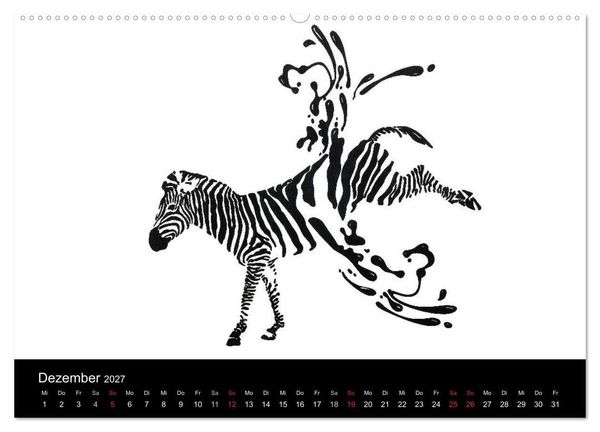 Produktbild: Humorvolle PopArt - Kunstkalender von Claudia Elsner (Wandkalender 2027 DIN A2 quer), CALVENDO Monatskalender