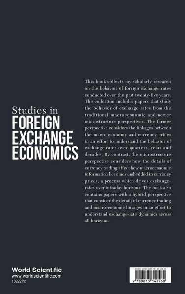 Produktbild: Studies in Foreign Exchange Economics