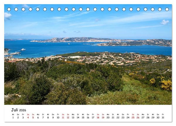 Produktbild: Sardinien - Ein St&uuml;ck Karibik im Mittelmeer (Tischkalender 2026 DIN A5 quer), CALVENDO Monatskalender