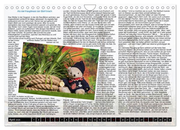 Produktbild: Neue Abenteuer der See-B&auml;ren (Wandkalender 2026 DIN A4 quer), CALVENDO Monatskalender