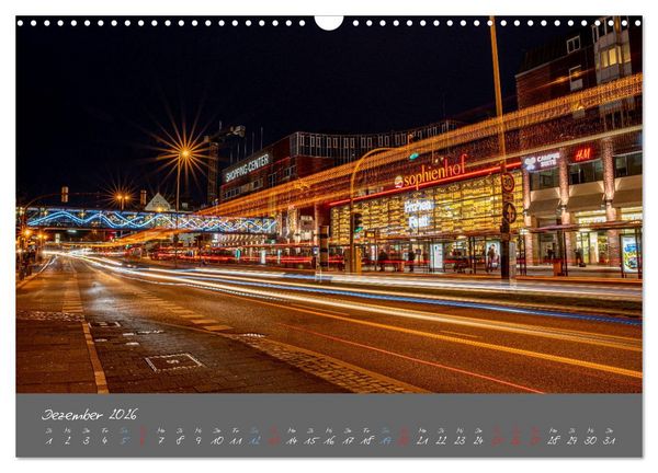 Produktbild: So sch&ouml;n ist Kiel im Dunkeln (Wandkalender 2026 DIN A3 quer), CALVENDO Monatskalender