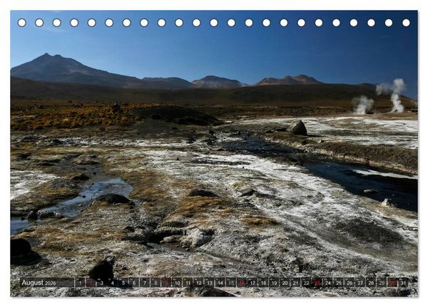 Produktbild: Atacama W&uuml;ste - Landschaften der Extreme (Tischkalender 2026 DIN A5 quer), CALVENDO Monatskalender