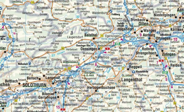 Produktbild: Switzerland, Schweiz, Borch Map