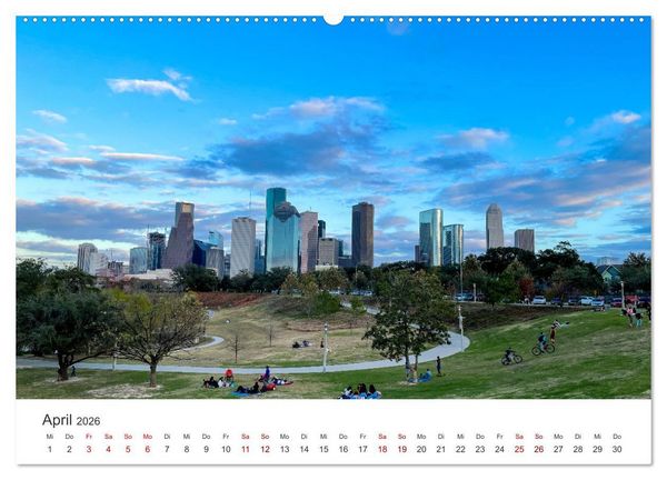 Produktbild: Houston - Space City (hochwertiger Premium Wandkalender 2026 DIN A2 quer), Kunstdruck in Hochglanz
