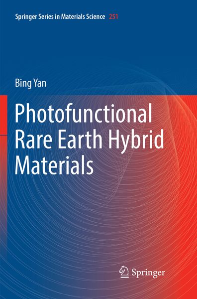 Produktbild: Photofunctional Rare Earth Hybrid Materials