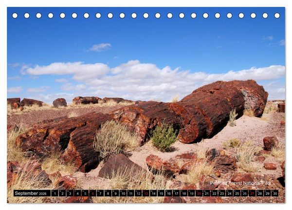 Produktbild: USA - Naturlandschaften des Wilden Westens (Tischkalender 2026 DIN A5 quer), CALVENDO Monatskalender