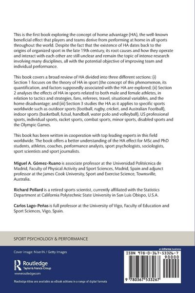 Produktbild: Home Advantage in Sport