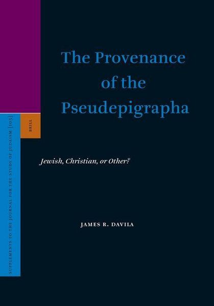 Produktbild: The Provenance of the Pseudepigrapha