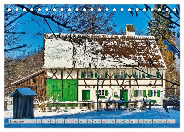 Produktbild: Die Stauden, eine Landschaft aus dem Bilderbuch (Tischkalender 2027 DIN A5 quer), CALVENDO Monatskalender