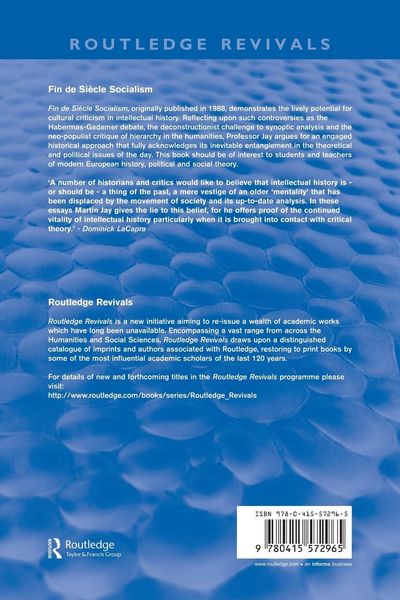 Produktbild: Fin de Si&egrave;cle Socialism and Other Essays (Routledge Revivals)