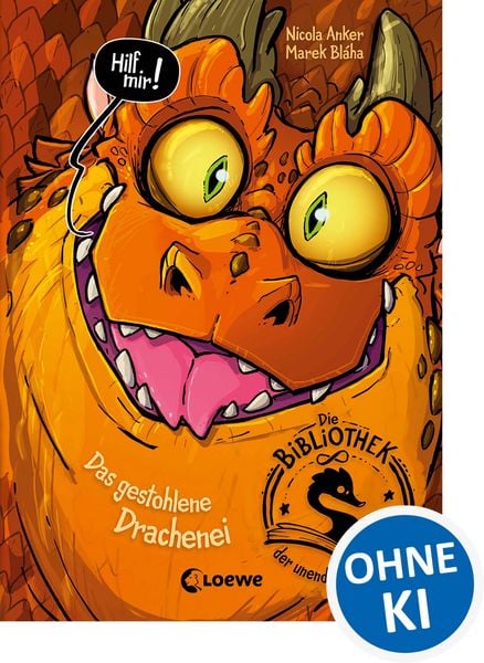 Produktbild: Die Bibliothek der unendlichen Abenteuer (Band 1) - Das gestohlene Drachenei