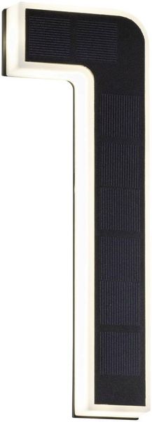 Produktbild: Paulmann 79842 Solar-Hausnummernleuchte 0.20W Warmwei&szlig; Schwarz