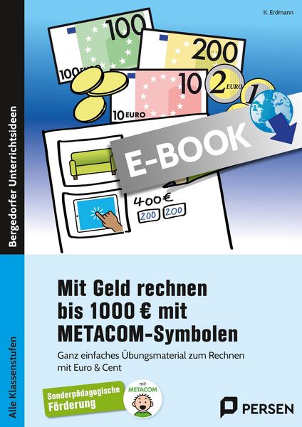 Produktbild: Mit Geld rechnen bis 1000 Euro mit METACOM-Symbolen