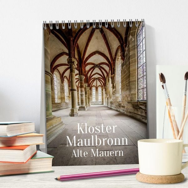 Produktbild: Kloster Maulbronn - Alte Mauern (Tischkalender 2026 DIN A5 hoch), CALVENDO Monatskalender
