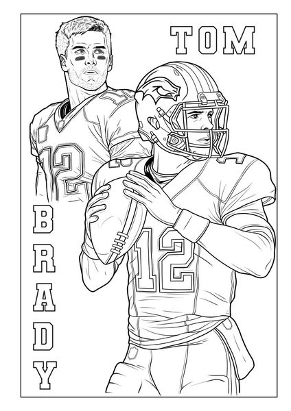 Produktbild: Touchdown Helden &ndash; Das ultimative American-Football-Malbuch f&uuml;r Kinder ab 6 Jahren