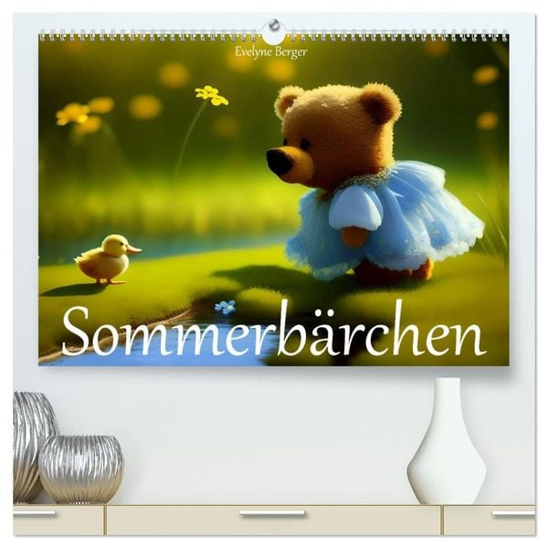 Produktbild: Sommerb&auml;rchen (hochwertiger Premium Wandkalender 2026 DIN A2 quer), Kunstdruck in Hochglanz