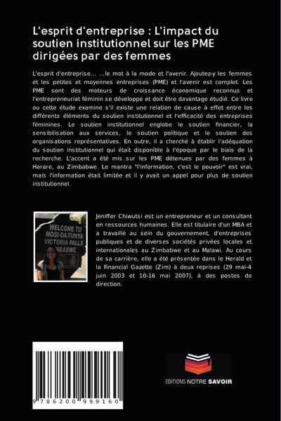 Produktbild: L'esprit d'entreprise : L'impact du soutien institutionnel sur les PME dirig&eacute;es par des femmes