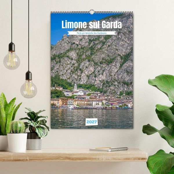 Produktbild: Limone sul Garda - Perle am Westufer des Gardasees (Wandkalender 2027 DIN A2 hoch), CALVENDO Monatskalender