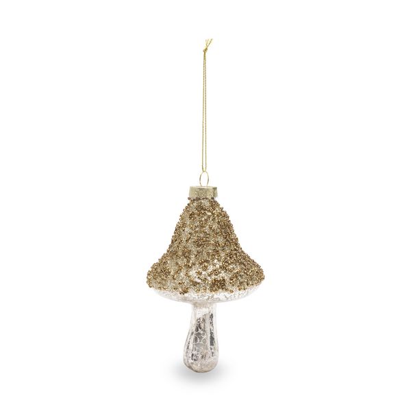 Produktbild: Glasanh&auml;nger "Pilz", gold