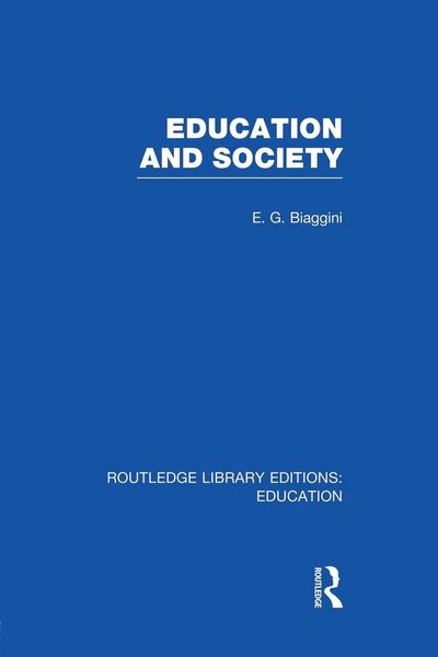 Produktbild: Education and Society (RLE Edu L)