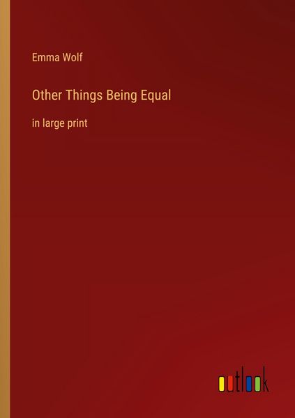 Produktbild: Other Things Being Equal