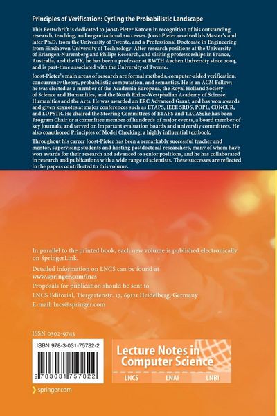 Produktbild: Principles of Verification: Cycling the Probabilistic Landscape