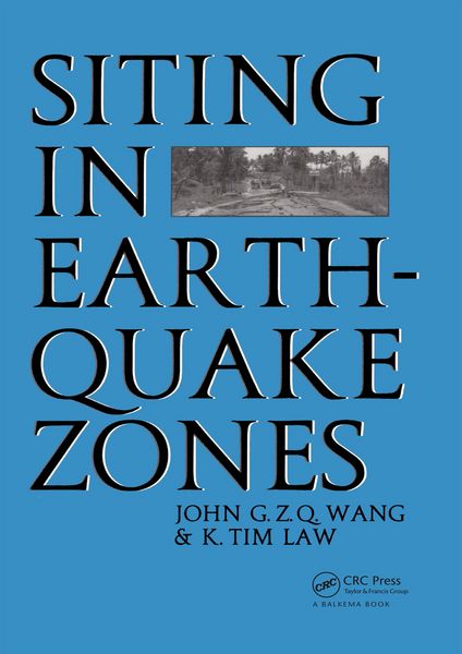 Produktbild: Siting in Earthquake Zones