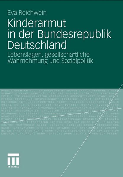 Produktbild: Kinderarmut in der Bundesrepublik Deutschland