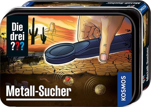 Produktbild: Die drei ??? Metall-Sucher (gr. Dose)
