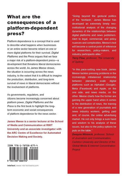 Produktbild: Digital Platforms and the Press