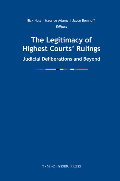 Produktbild: The Legitimacy of Highest Courts&rsquo; Rulings