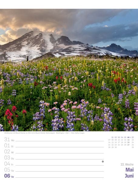 Produktbild: Planet Erde Wochenplaner Kalender 2027 | Landschaften der Welt