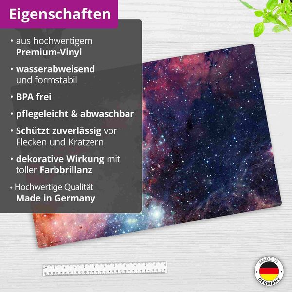 Produktbild: Cover-your-desk Schreibtischunterlage f&uuml;r Kinder und Erwachsene Entfernte Galaxie, aus hochwertigem Vinyl , 60 x 40 cm