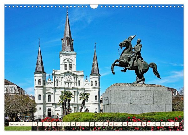 Produktbild: So sch&ouml;n ist New Orleans (Wandkalender 2026 DIN A3 quer), CALVENDO Monatskalender