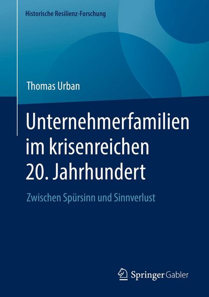 Produktbild: Unternehmerfamilien im krisenreichen 20. Jahrhundert